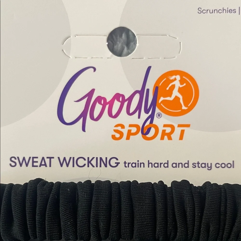 Sport -Sweat Wicking Hair Scrunchies - Black, Green, Pink, Gray